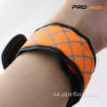 LED Nigh Vision Orange Plaid Armband